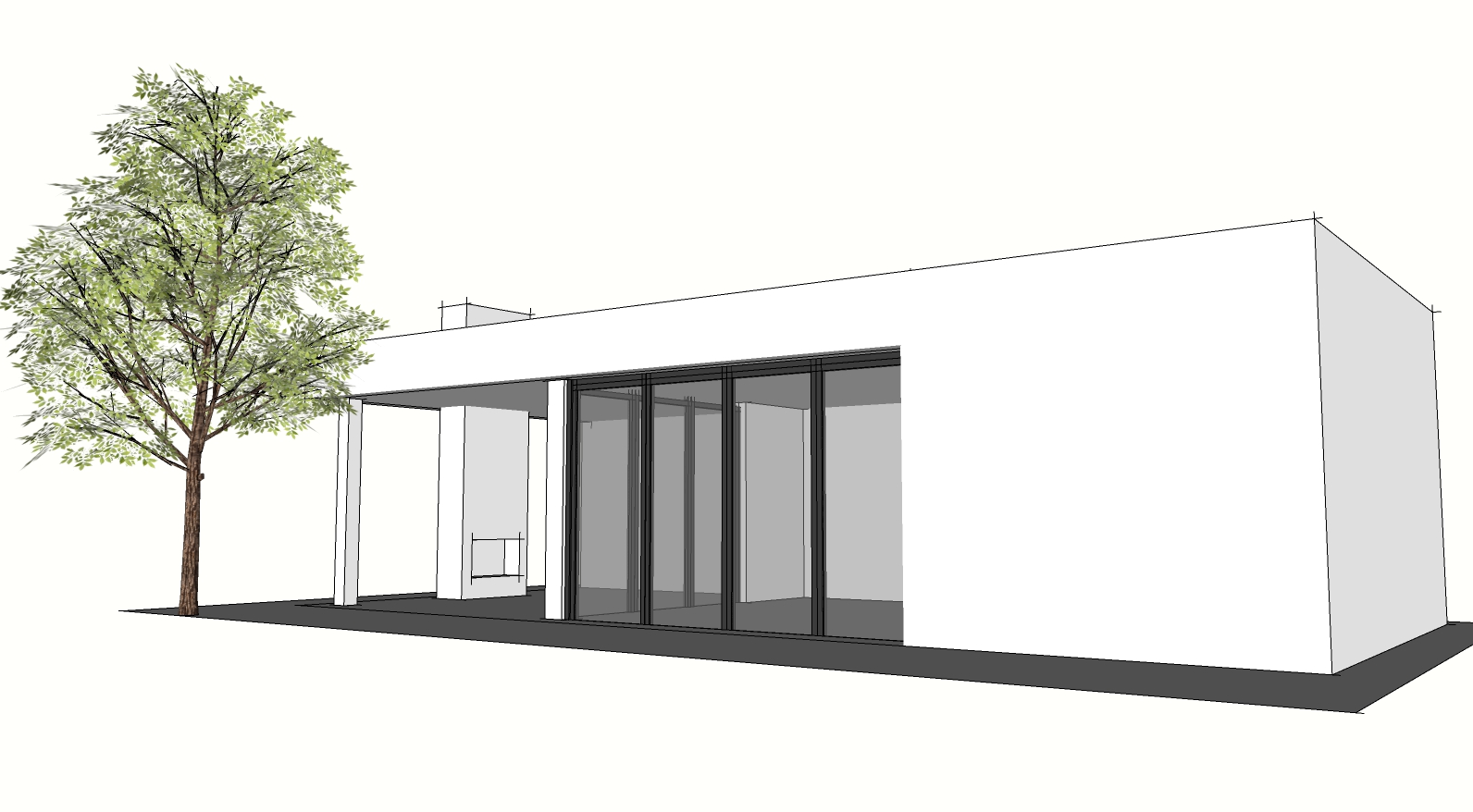 3D aanbouw woning ontwerp 5
